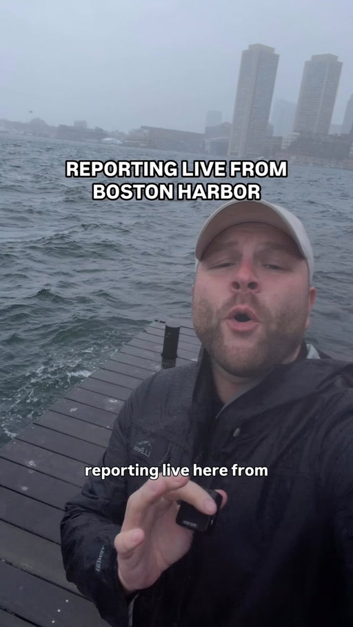 LIVE REPORT FROM BOSTON HARBOR