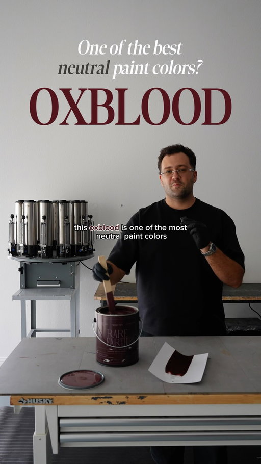 One of the best neutral colors for a home? #oxblood