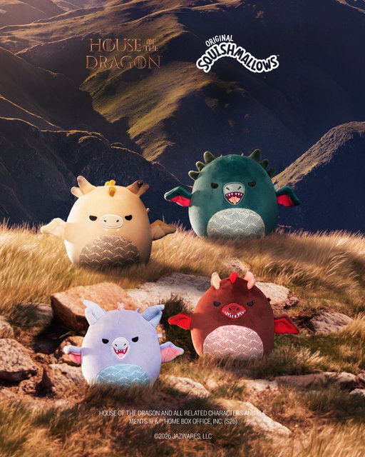 The dragons are here… 🐉🔥 Collect all 4 legendary dragons from House of the Dragon, available now on @amazon!