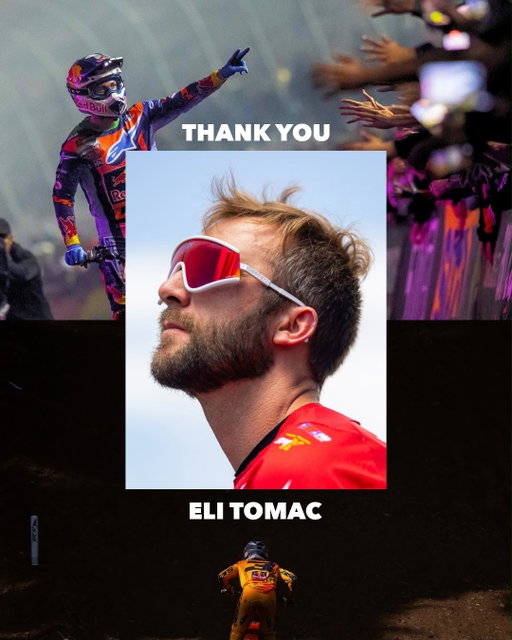 It’s been one hell of a ride, @elitomac.
17 seasons and 8 championship titles.

2× 450SX Champion. 4× 450MX Champion. 1× 250SX Champion. 1× 250MX Champion. MXoN winner. And more moments than we could ever fit into one post.

For nearly three decades, we’ve been proud to support you.
Thanks for the races, the championships, the comebacks and everything in between.

Forever Team Oakley.