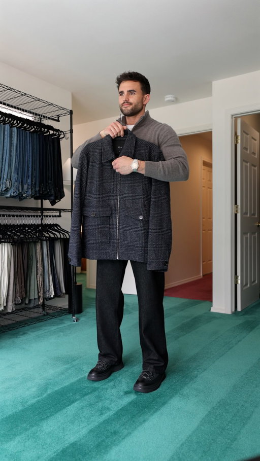 Styling the outfit around this new wool jacket!