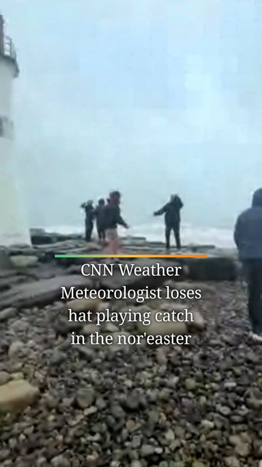 A powerful Nor'easter is pummeling the Northeast with massive waves. @vandamcnn was in Scituate, Massachusetts, when he lost his hat.

Read more at the link in @cnn's bio.