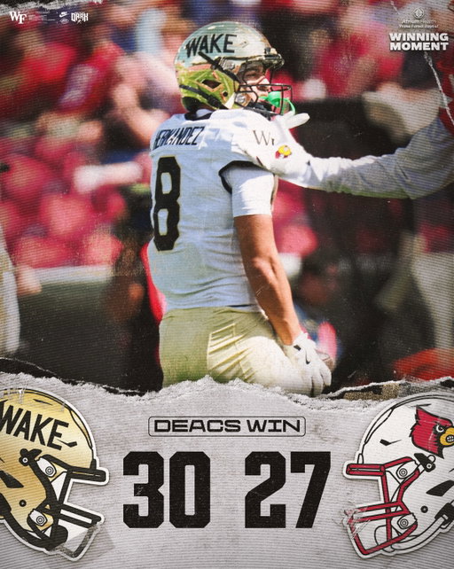 HOW BOUT THOSE DEACS 🎩