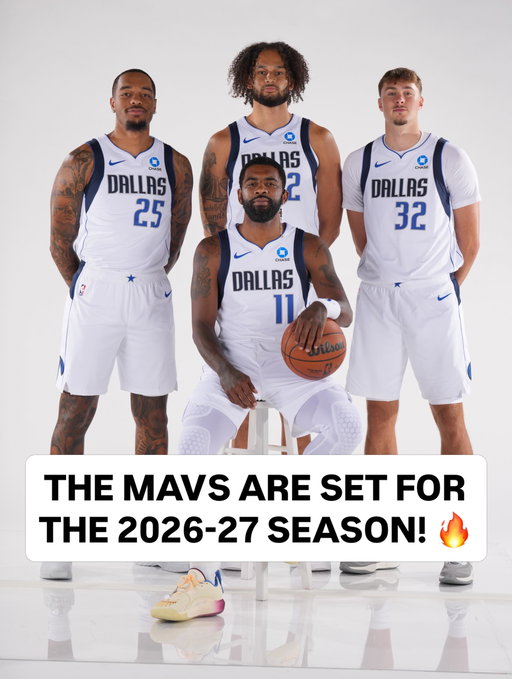 @pjwashington, @kyrieirving, @derecklively, and @cooper_flagg are ready for the 2026-27 season!