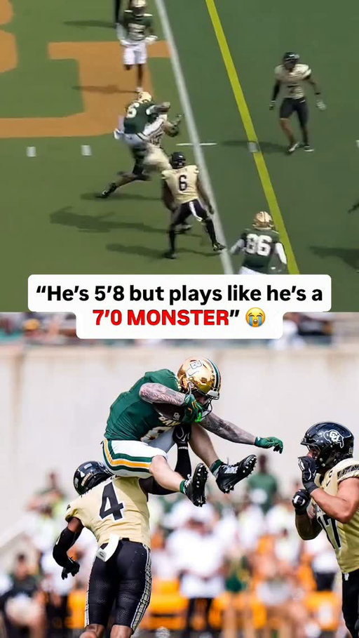 Baylor RB Gavin Freeman hurdled multiple Colorado defenders on this run 👀 #crb #collegefootball #football #colorado #baylor