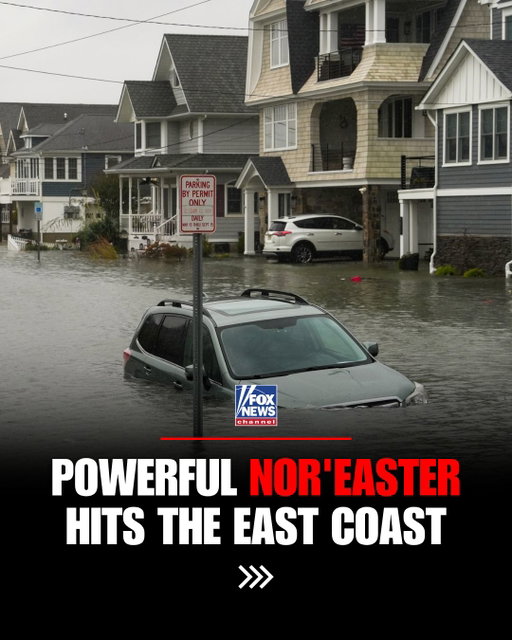 Cars are underwater. Streets look like rivers. Waves are crashing over seawalls.

A powerful nor'easter is slamming parts of the East Coast, bringing widespread flooding, dangerous surf and water rescues as residents brace for more rain.

Swipe through the photos to see the storm's impact and the communities dealing with rising water.
