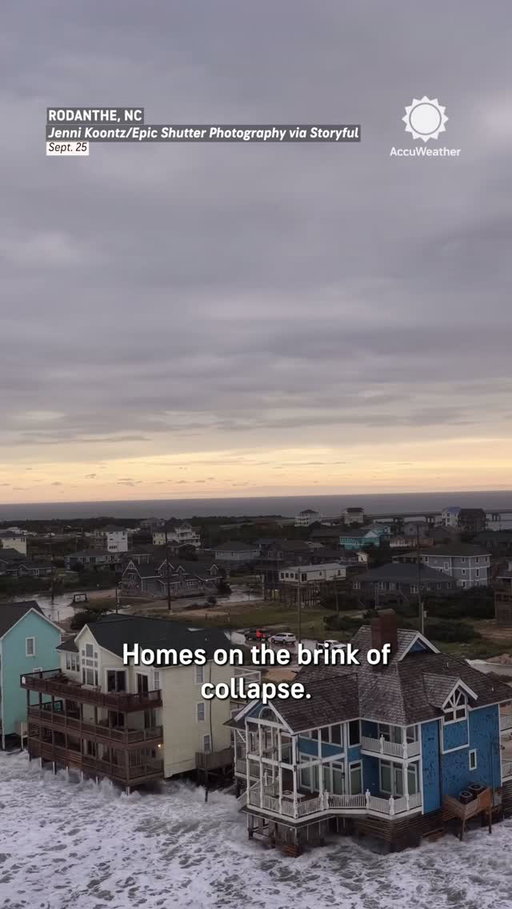 A powerful nor’easter has left its mark on North Carolina’s Outer Banks, with coastal flooding, damaged roads, and homes threatened by the relentless surf.