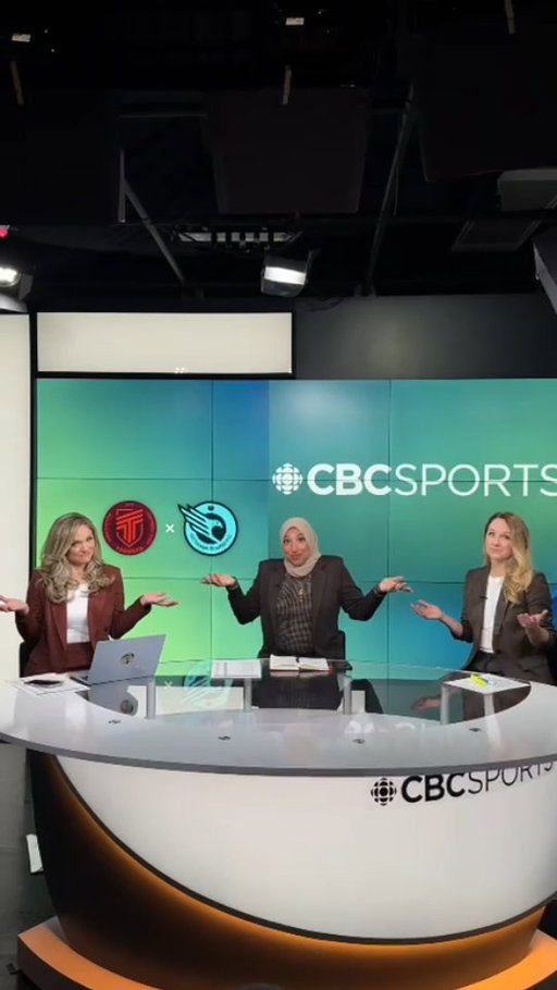 From writers to APs, to the control room, to the truck, to the MUA, to the audio and set team, to the sideline reporters, hosts, analysts, and colour and play by play commentators ... and players and staff- it takes a village to bring you an NSL broadcast.