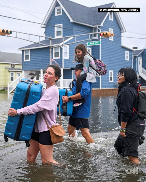 An intense nor'easter – a storm that moves along the US East Coast and produces winds from the northeast – is delivering fierce winds, soaking rain and flash flooding, with no signs of slowing as the region inches into the evening hours.

Coastal flooding will be at its worst in the two hours before and after high tide, with Atlantic City, New Jersey, set to see its highest water levels at 8 p.m. ET.

Follow live updates at the link in @cnn's bio. 

📷: Vincent Alban/Reuters; Scott Eisen/Getty Images; Mike Segar/Reuters; Ryan Murphy/Getty Images; Caitlin Ochs/Reuters; Matthew Hatcher/AFP/Getty Images