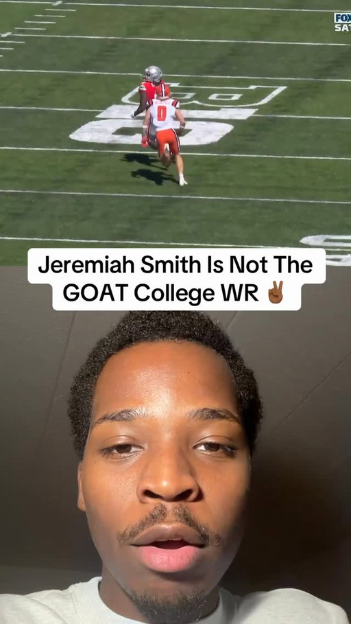 Let’s calm down on Jeremiah Smith… #collegefootball #ncaa #alabama #ohiostate