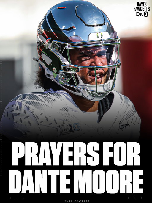 Prayers up for Dante Moore 🙏