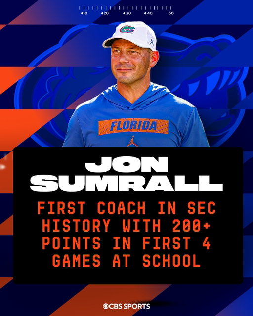 Jon Sumrall is making history in Gainesville 🐊