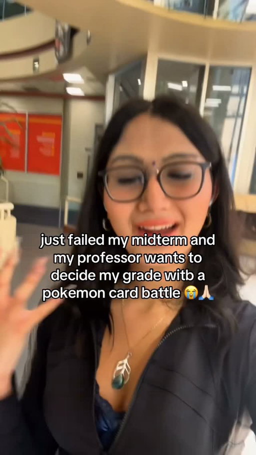 Would you battle your professor to save your grade—yes or no? 😭

Just failed my midterm and my professor wants to decide my grade with a Pokémon card battle 😭🙏🏻 apparently I studied the wrong deck 💀

failed my midterm
professor pokemon card battle
pokemon battle for my grade
funny professor story
gen z professor
midterm exam fail
pokemon card grade challenge
college student humor
professor challenges student
pokemon trading card game
college midterm story
battling my professor
pokemon cards in college
unexpected grade challenge
funny college moments
student life struggles
pokemon battle for an A
midterm grade comeback
college plot twist
my grade depends on pokemon
professor pokemon showdown

#CollegeLife #Pokemon #Midterms #CollegeHumor #Storytime