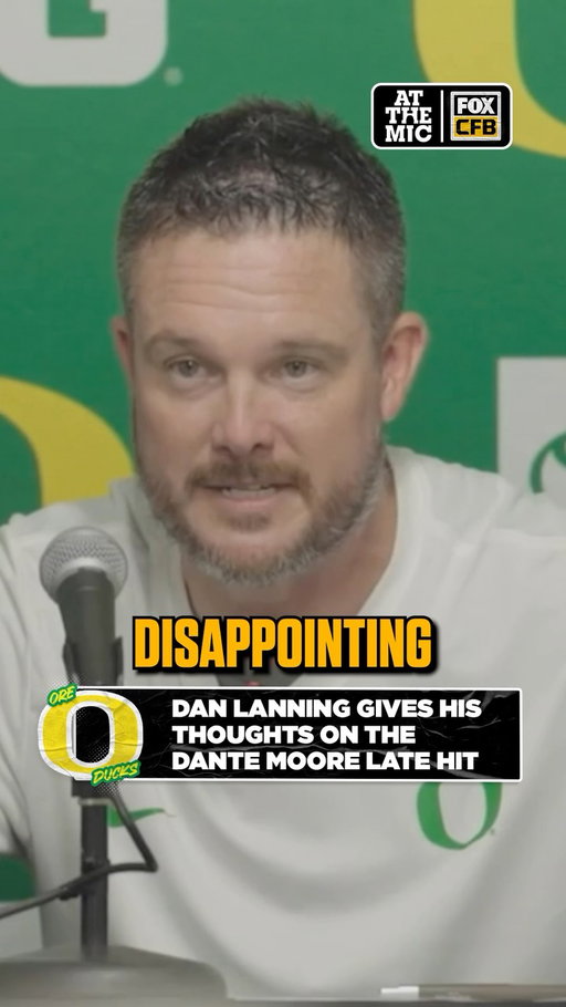 Dan Lanning didn’t hold back when addressing the targeting play that injured Dante Moore.