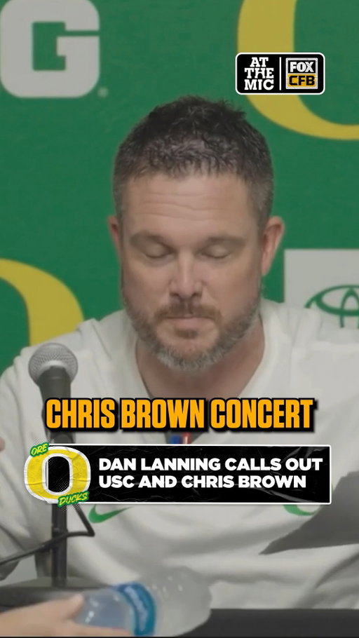 Dan Lanning with a mic-drop moment at the end of his postgame press conference after beating No. 12 USC on the road.