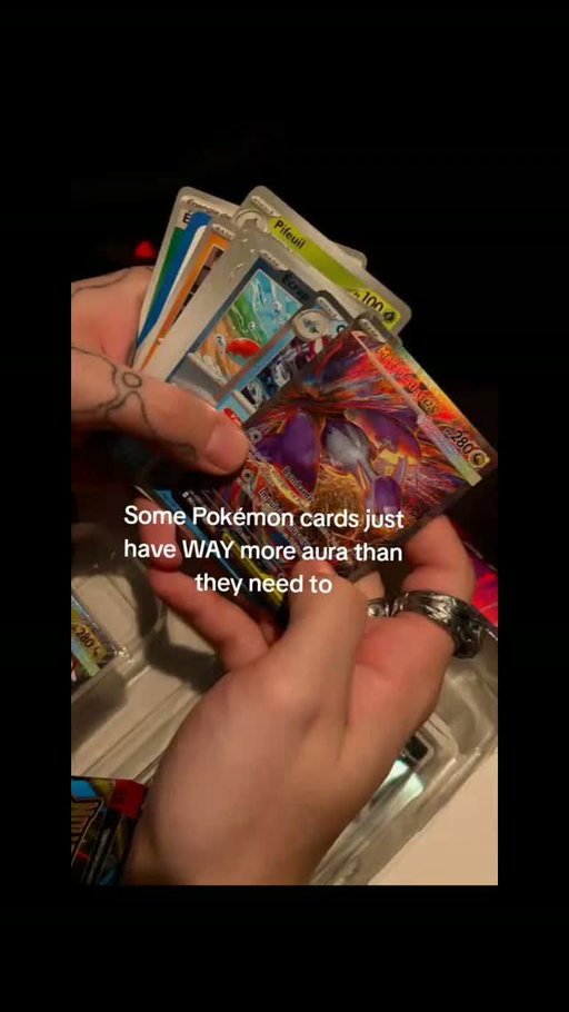No crazy explanation.
These just have THAT aura. 😮‍💨🔥

#PokemonTCG #PokemonCards #TCG #FYP #ad