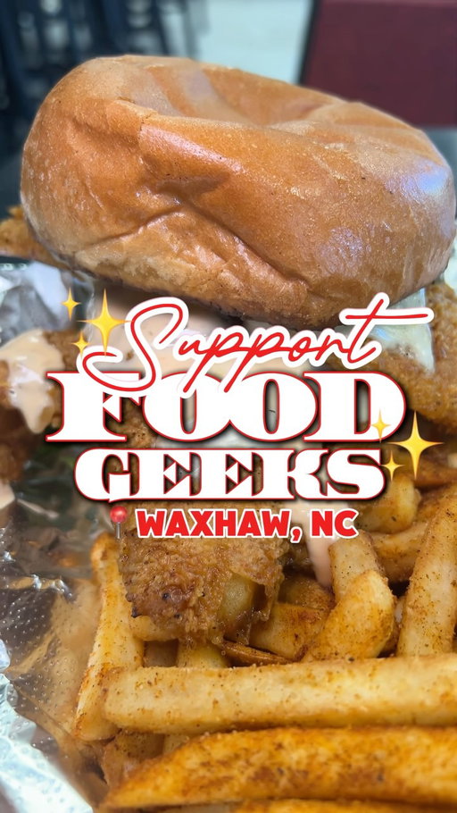 SUPPORT FOOD GEEKS – Currently located in Waxhaw, NC, this family-owned restaurant has announced plans to close after a rent dispute. Serving soul and comfort food, the Brooklyn way, the eatery has a menu filled with delicious offerings ranging from traditional breakfast favorites, chicken tenders and wings, sandwiches, seafood platters, fry bowls, desserts and more.
 
📍203 N Broome St. Ste A, Waxhaw, NC
 
▪️Go Fund Me – Link in bio.

SUNDAY - 1 - 6PM
MONDAY - CLOSED
TUESDAY - FRIDAY - 11-8PM
SATURDAY - 9-9PM
 
👉🏾4 pc Shrimp ($4)
👉🏾Cajun Seasoned Fries ($2)
👉🏾Fried Chicken Thigh ($2.25) – ordered mine coated in honey
👉🏾Large Plate ($25.99) – 2pc Fried Catfish, 4pc Fried Shrimp, Mac & Cheese, and Fried Okra
👉🏾Red Hook Fried Fish Sandwich ($12.50, extra fish +$2)
 
▪️Other Recommendations:
Baked Mac + Cheese
BBQ Jerk Coney Island Geek Cut Wings
Big Daddy Kane Surf + Turf Sandwich
BK All Day Wings
BK Smash Burger
Boo’d Up Coney Island Geek Cut Wings
Bushwick Ave. Cheesesteak
Brownsville Fried Chicken Wings & Peach Waffles
Brownsville Jumbo Whole Fried Chicken Wings
Candied Yam Jumbo Whole Wings
Catfish Tacos
Collard Greens
Deep Fried Lobster Tail + Shrimp Mac + Cheese Bowl
Housemade Banana Pudding
“King Mega” Waffle Sandwich
Kings Plaza Fried Shrimp Burger
Mini Sweet Potato Pie
Mother Gaston Fried Shrimp & Fish Seafood Platter
Nostrand Jerk Bowl
Park Place Lamb Platter
Sassy Salmon Croquettes & Grits
Shrimp & Grits
Signature Punches: Brooklyn, Church, Pink Passion
Spanish Harlem Coney Island Geek Cut Wings
Strawberry Cinnamon Bread Pudding
Sunday Dinner Meatball
Tompkins Ave Chop Cheese
•
•
•
#foodgeekseatery #foodgeeks #WaxhawNC #discoverclt #exploreclt