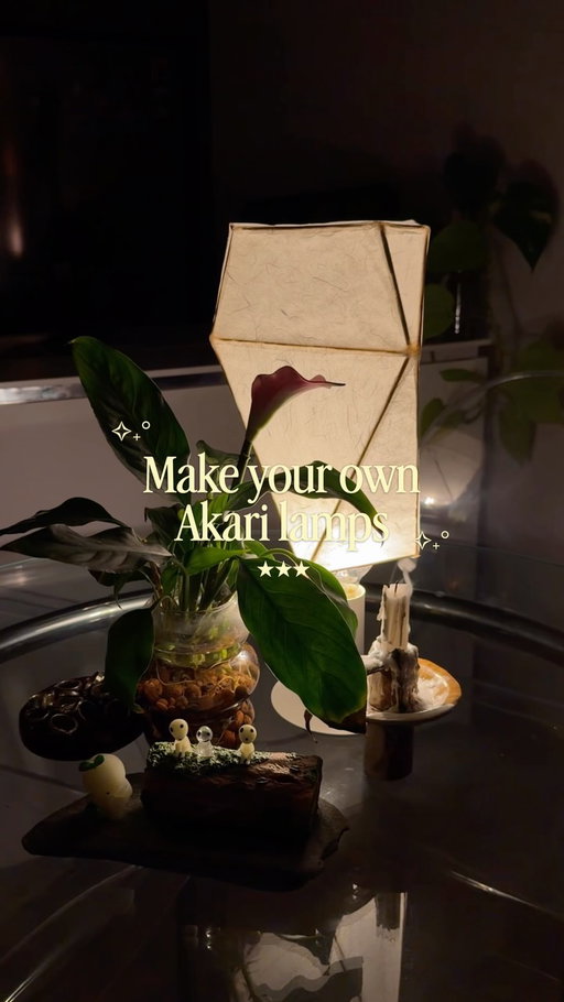 Super happy with how this mini Akari replica turned out! If you’re from Sydney, check out @brandb.sydney for paper lamp making workshops ⭐️💡

Use code ZACK20 for 20% off 

AD | #dateidea #akari #homedecor #ambientlighting #interiordesign