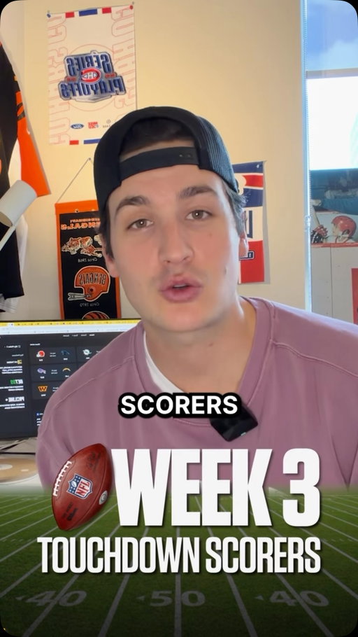 3 players DUE for a touchdown in Week 3 👀

Who scores for first?