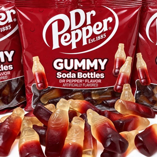 Flavour that lasts longer than just a sip - try the NEW Dr Pepper Gummy Bottles now🥤 #drpepper #drpeppergummies #soda #newcandy