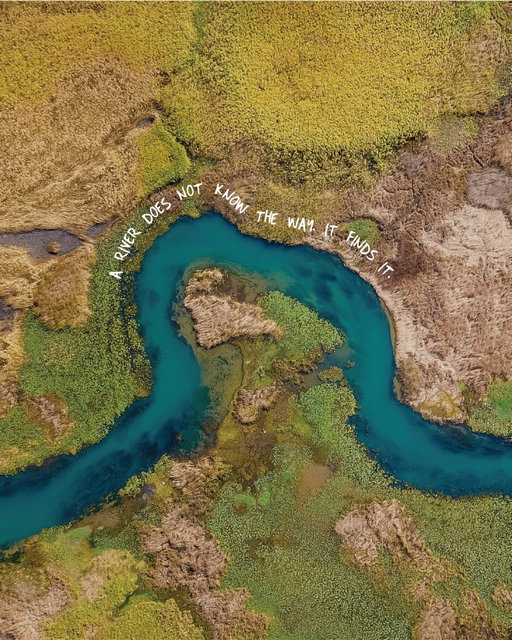 Maybe we can learn from the river: nature is not in the way. It is the way.

world rivers day, nature