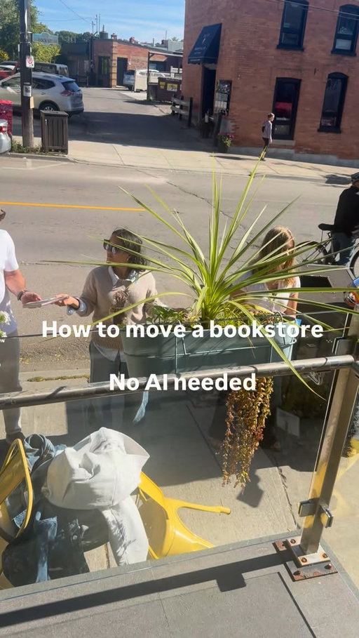 And you know I love good use cases of technology. 

But nice to see humans connecting on a Sunday. 

Bravo @thistlebookshopandcafe 📚🙏👩‍💻