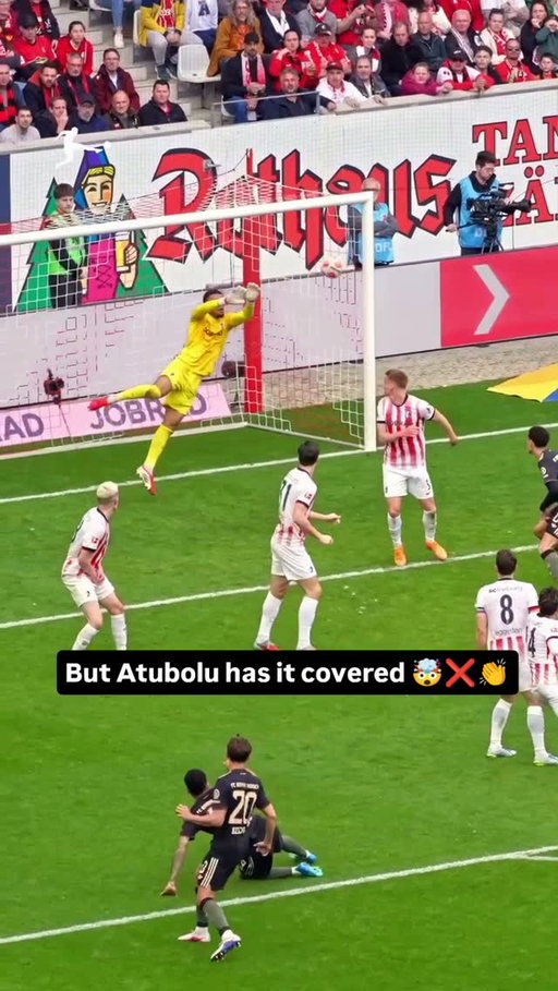 Atubolu made Lucho mad with that save 🔥😮‍💨

#Bundesliga