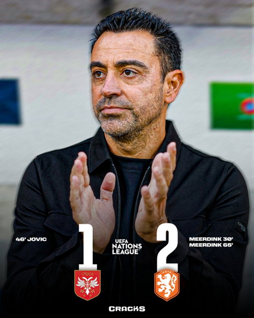 ➟ 𝙁𝙄𝙉𝘼𝙇 | Serbia 1-2 Países Bajos

¡Primera victoria de Xavi como seleccionador!

Jornada 1 🗓️ | Nations League 🇪🇺