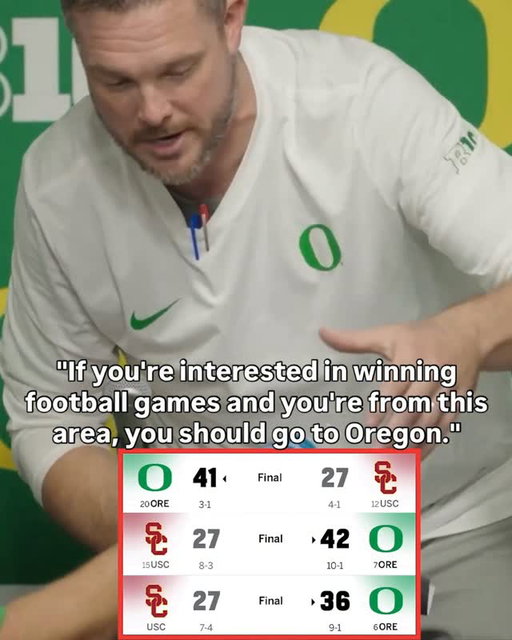 Dan Lanning after beating Lincoln Riley and USC for a third time 😤