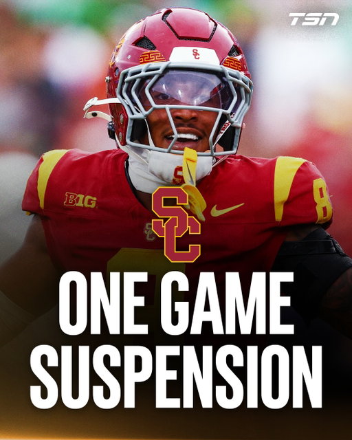 USC has announced that Desman Stephens II has been suspended for one game following a late hit on Oregon QB Dante Moore.

Stephens II also released a statement following the announcement.
