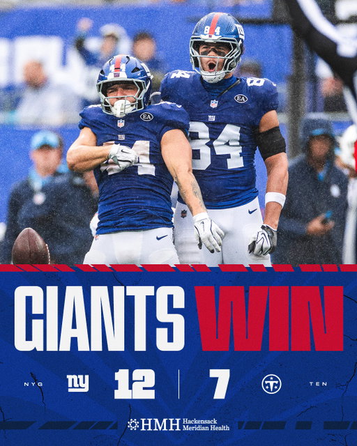 Giants win❗️