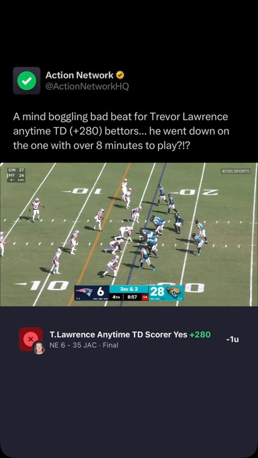 What is he doing?!?!

#betting #sportsbetting #nflbetting #nflbets #jaguars