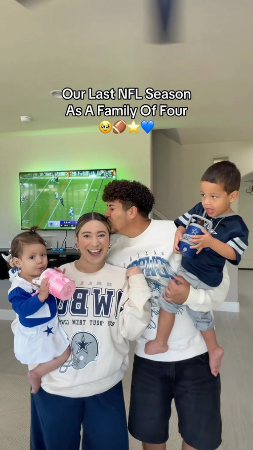 I can’t believe this is the last NFL season as a family of four 🥹😭🏈❤️

#couples #couplegoals #family #nflseason #pregnancyjourney