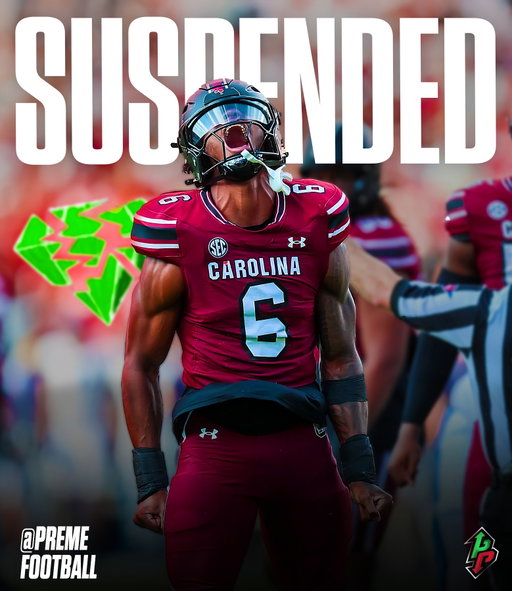 South Carolina EDGE Dylan Stewart has been suspended indefinitely after refusing to leave the field and later throwing a punch.

Stewart is widely viewed as a potential top-10 pick, and an indefinite suspension will be a massive hit to his draft stock.

(via SEC, @jordankaye_23)
