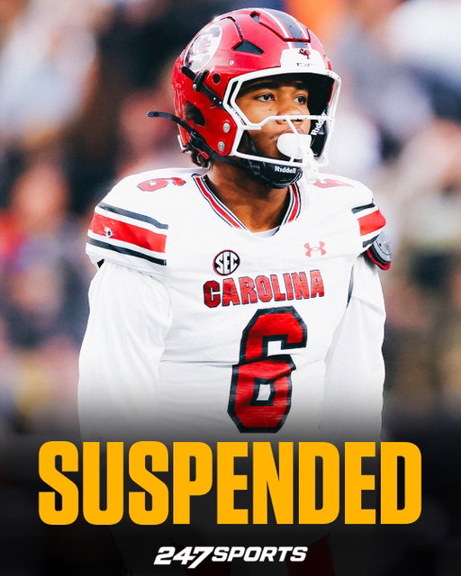 Former 5-star EDGE Dylan Stewart has been suspended indefinitely by head coach Shane Beamer, per @mzenitz 👀