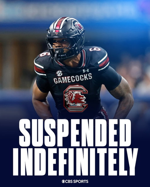 Dylan Stewart has been suspended indefinitely, per South Carolina head coach Shane Beamer.