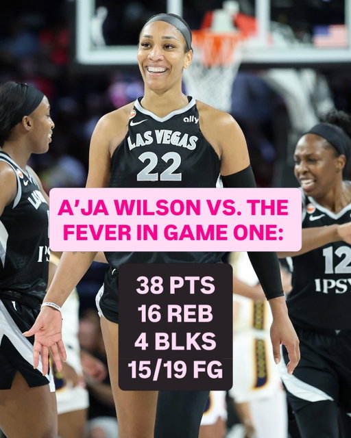 A’JA WILSON JUST WENT OFF TO OPEN THE WNBA PLAYOFFS!! 🔥🔥🔥
[via @wnba]