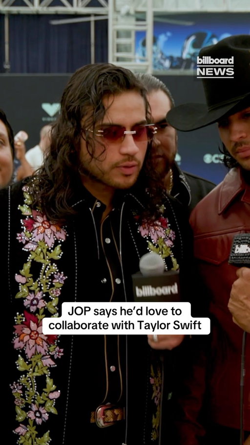 JOP is a Swiftie?! 👀✨

The Fuerza Regida star reveals he’d love to collaborate with Taylor Swift on the #VMAs 2026 carpet. 💕