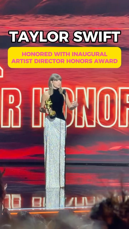 I will never get over @taylorswift’s speech receiving the first-ever inaugural Artist Director Honors award 💛 #VMAs