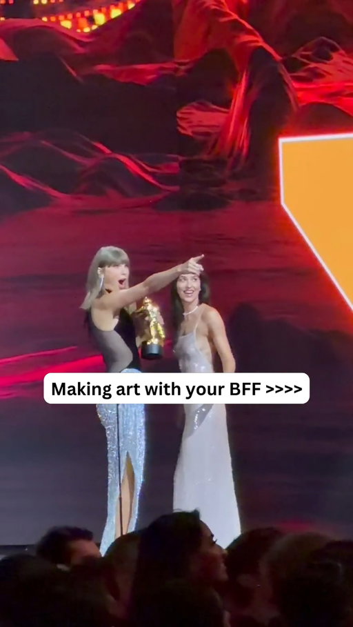 So let's get into it ‼️👩‍🚀

Dakota Johnson and Taylor Swift had the cutest reaction to the world premiere of their music video 'Patient Zero' at the VMAs.

#dakotajohnson #taylorswift #patientzero