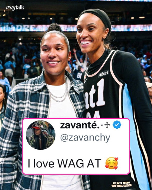 It’s WNBA Playoff WAG szn 💗 (h/t zavanchy/X, via @_guicedealer)

#wnba #alyssathomas #dewannabonner #couplegoals