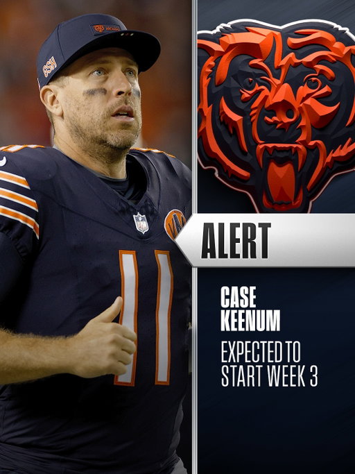 Bears are expected to start Case Keenum at QB against the Eagles on Monday Night Football. (via @rapsheet)

📷: Scott Boehm/AP