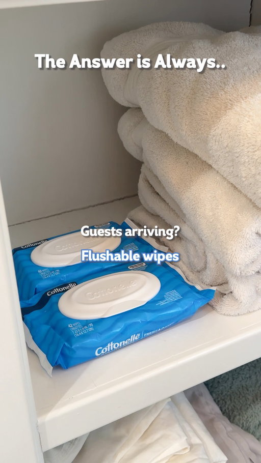 the universal key to an elite bathroom setup ✨ 

#CottonelleComeClean #FlushableWipes