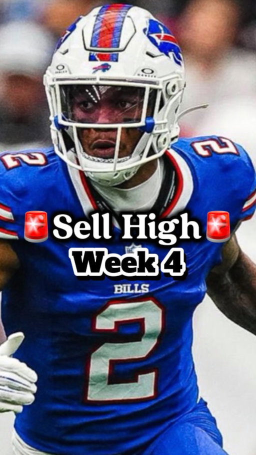 2 players to SELL HIGH and 1 player to BUY LOW before week 4 of fantasy football. Aaron Jones looks like a safe weekly start but he won’t be starting on championship rosters with Jordan Mason making a comeback mid season and Terry McLaurin finally has some trade value, look to flip him for DJ Moore who is standing out as a top target in the high powered Bills offense. #fantasyfootballtips #fantasyfootball #fantasyfootballadvice