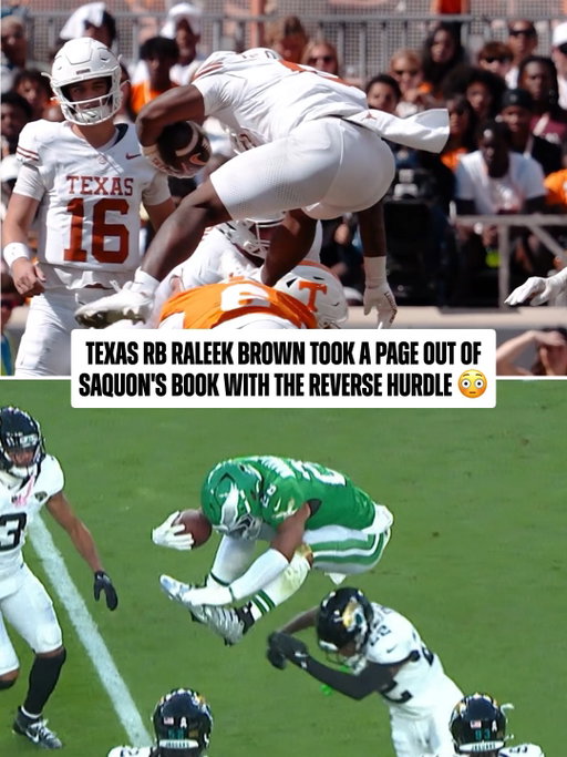@bandaidleekfo3 has the technique down 🔥

(via @texasfootball)