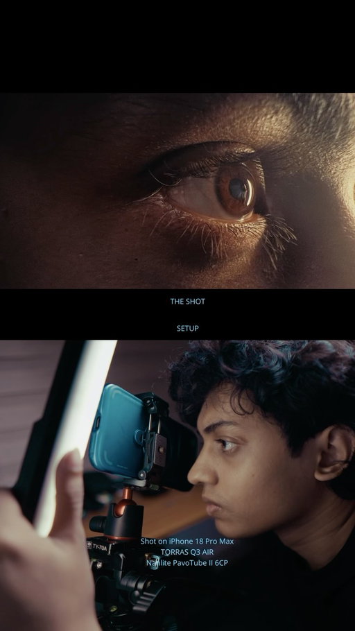 The Details 🔬

Gear used:
🎥 iPhone18 Pro Max
🤳Torras Q3 Air
🔦 Nanlite PavoTube II 6C

#filmmaking #cinematic #mahamatic #apple