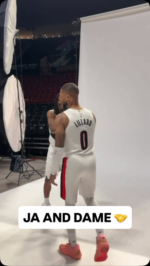 Their first season as @trailblazers teammates starts soon 🍿