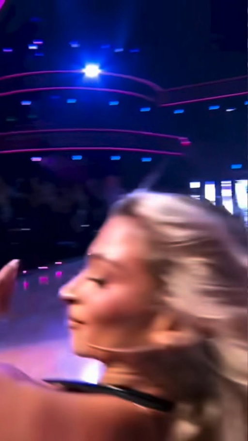 Nearly took the camera man out 😅 #dwts