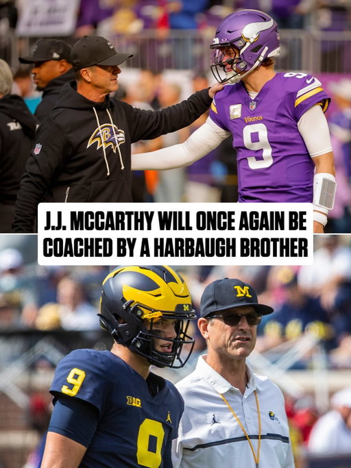 J.J. McCarthy is set to play under another Harbaugh brother.