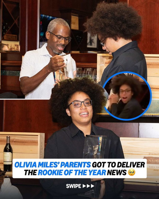 Mom and Dad understood the assignment 🏆

What a way for Olivia Miles to find out she’s the 2026 WNBA Rookie of the Year.

(via @wnba)